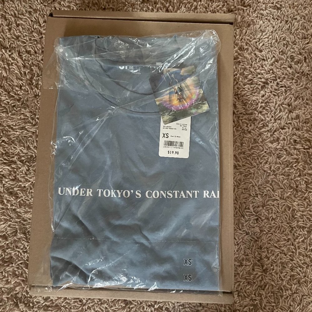 Uniqlo Makoto Shinkai UT Weathering With You XS